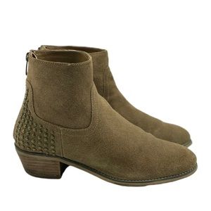 MARC FISHER- Zen Suede studded bootie shirt